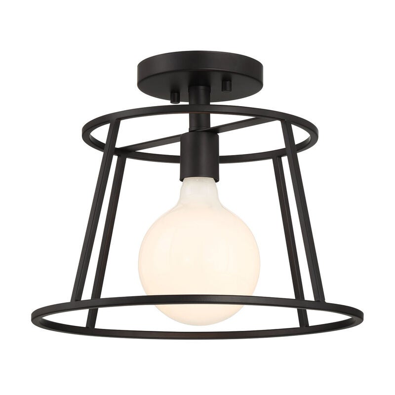 13 Inch Semi Flush Mount by Meridian Lighting